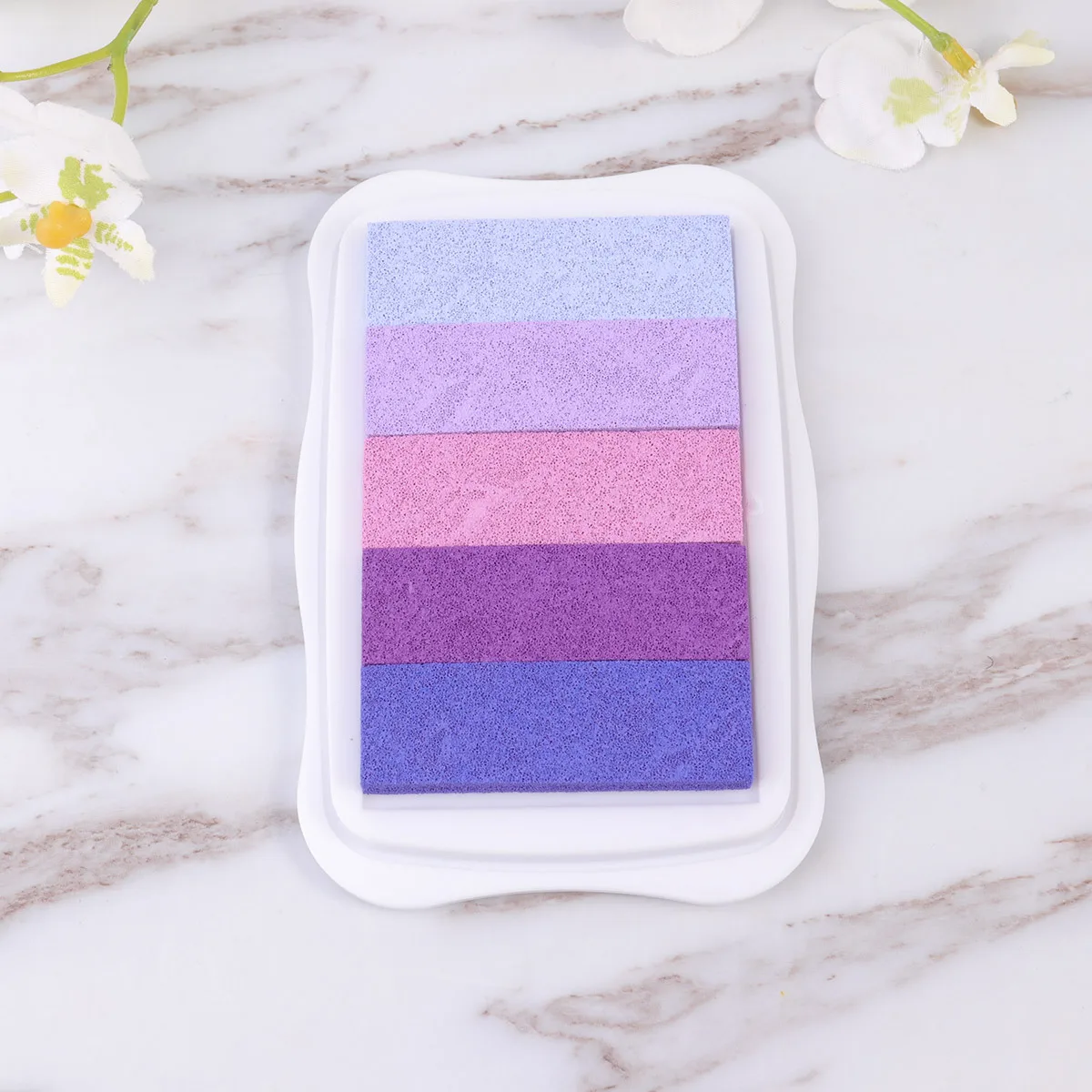 5-kleuren gradiënt inktkussen milieuvriendelijke inkt op waterbasis sneldrogend veilig voor kinderen knutselen scrapbooking kaarten stof hout