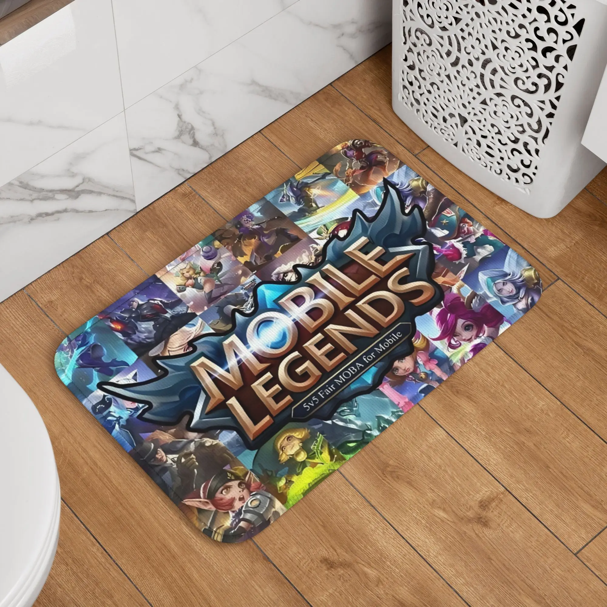 Mobile Legends Bang Bang Game  Front Door Mat Anti-Slip Indoor Waterproof MLBB  MOBA  Doormat Floor Bath Entrance Rug Carpet