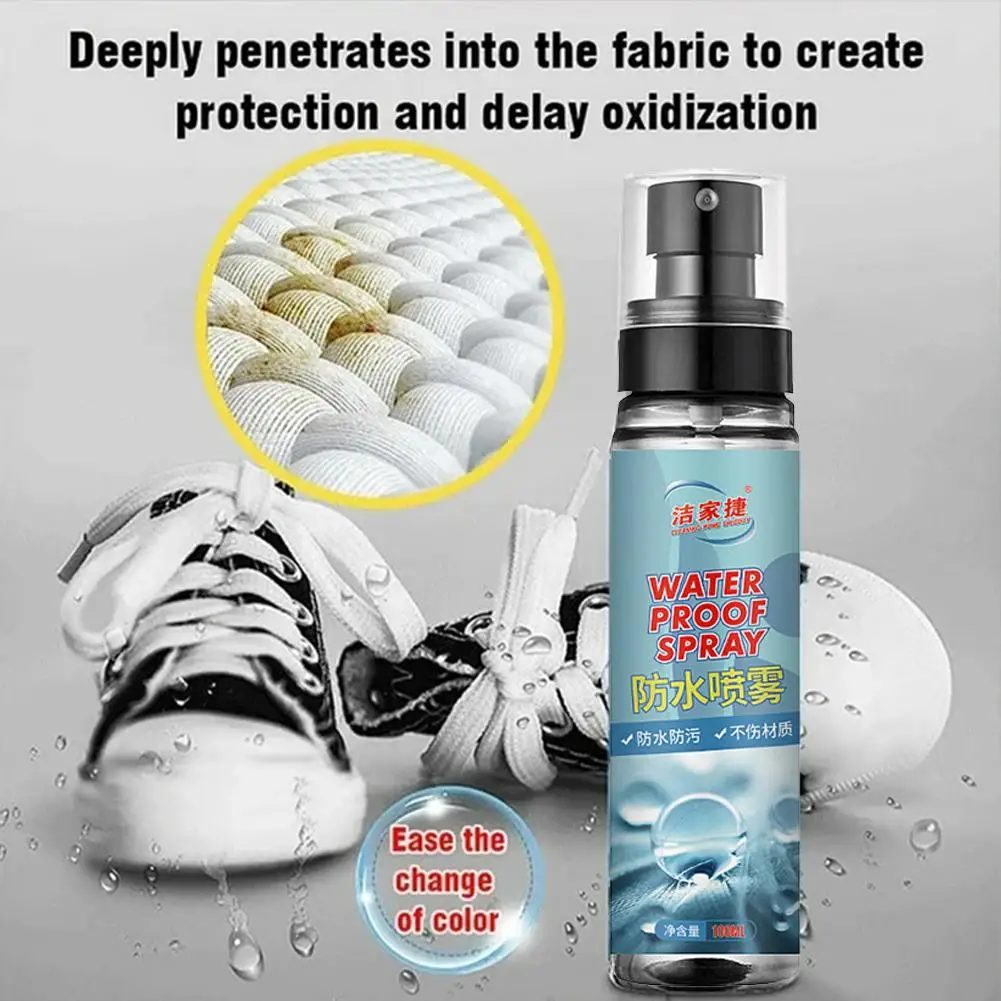 Rain Stain Spray Shoe Protector Spray For Waterproofing Leather And Suede Nano Protector Spray For Waterproof Stain Protect H4T8