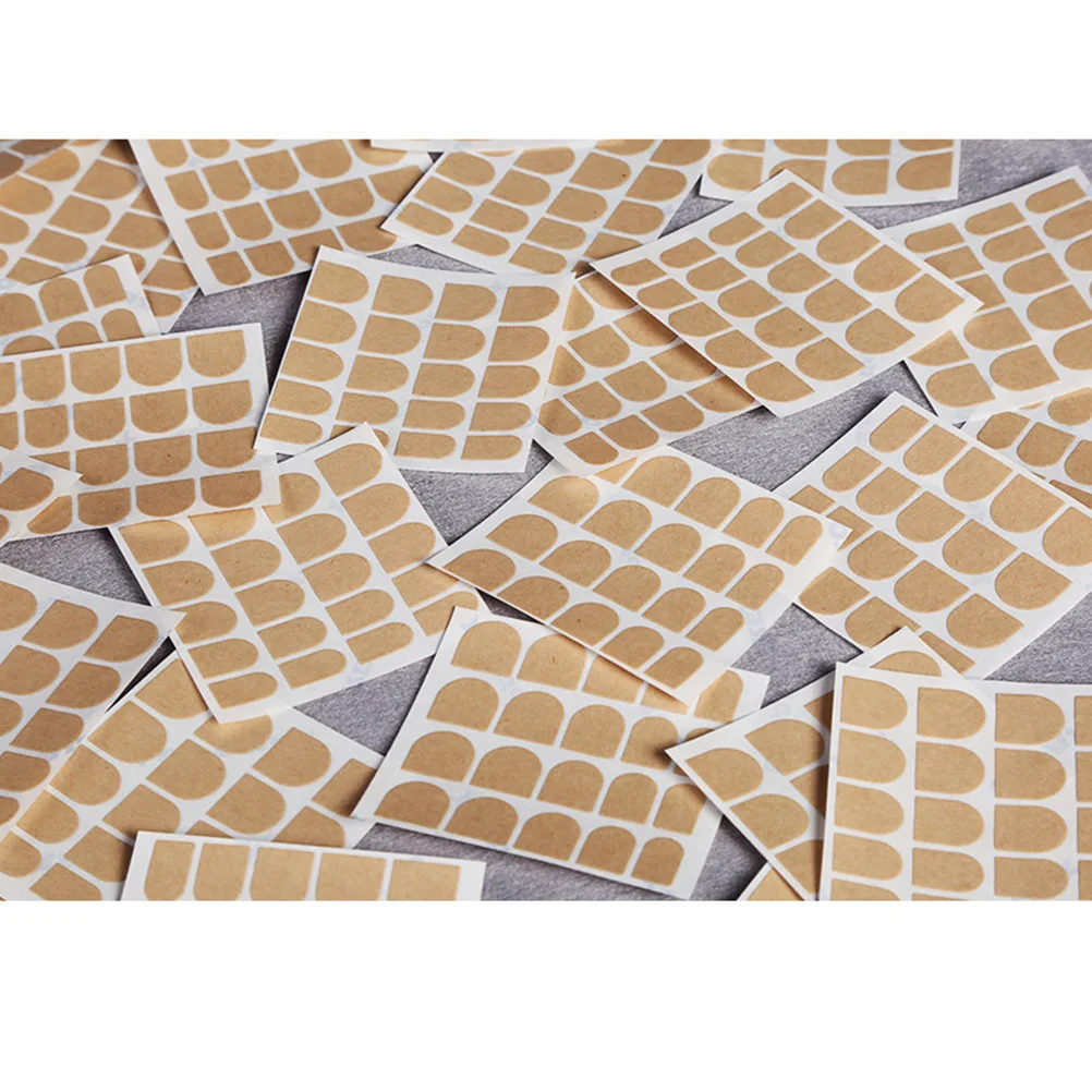Autocollants pour ongles, 50 feuilles, enveloppes auto-adhésives, onglets de gelée, accessoires de manucure, faciles à enlever, sans résidus