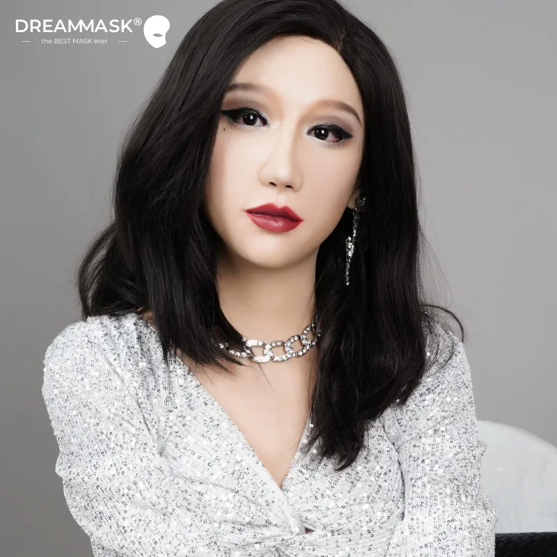 M25 Qianmeizhuang Version Silicone Headgear for Cross-dressing Women's Cosplay