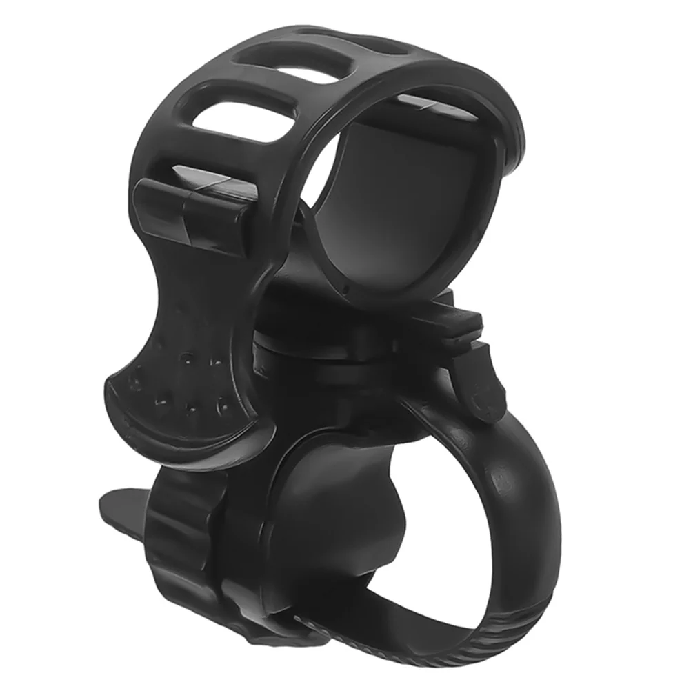 

Universal Bike Light Mount Adjustable Rubber Flashlight Holder for Handlebar Mountain Bicycle Front Torch Clip Black Silicone