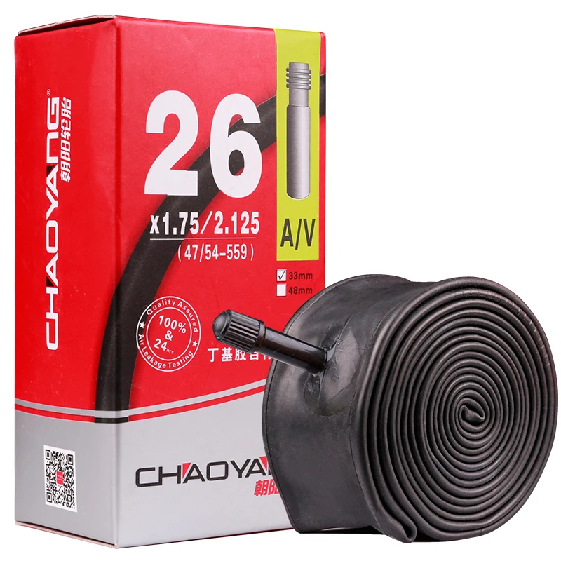 High Quality 26 Inch Bike Tyres Inner Tube Tire Eco-friendly Schrader Presta DV IV Valve Bicycle Inner Tube