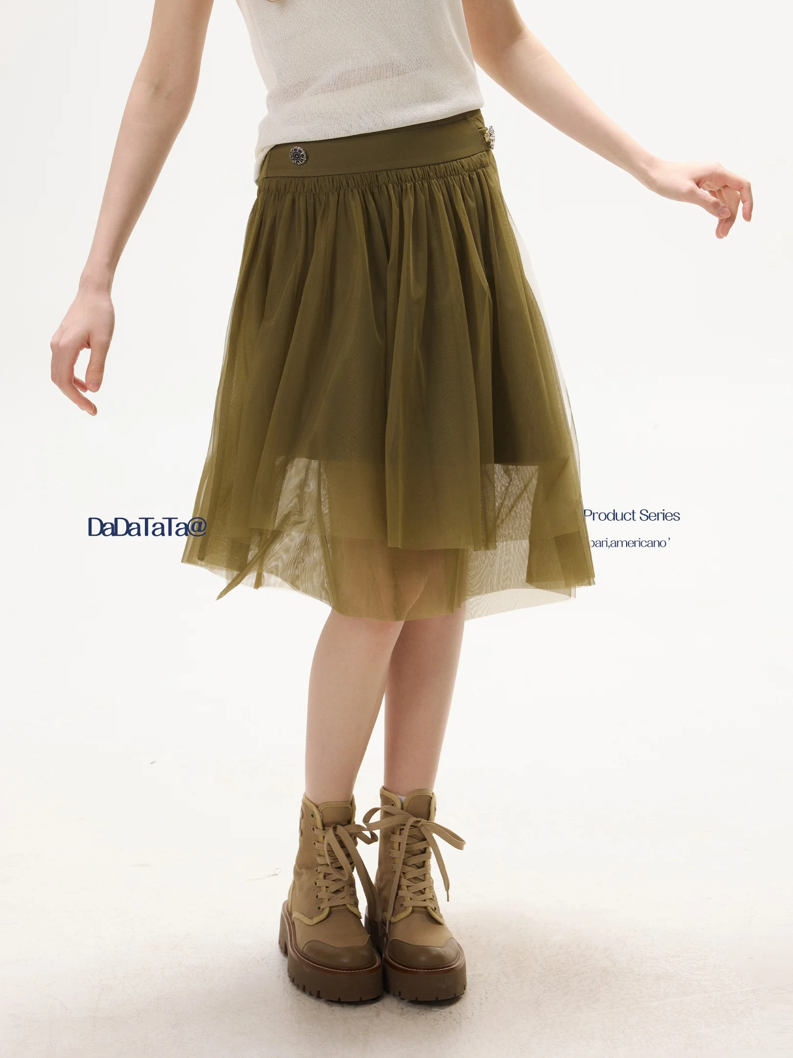 

JGGU Crystal Label Summer 2026 plus Size Women's Skirt Asymmetrical Hemline Polyester Fiber Standard Fit Gored Skirt