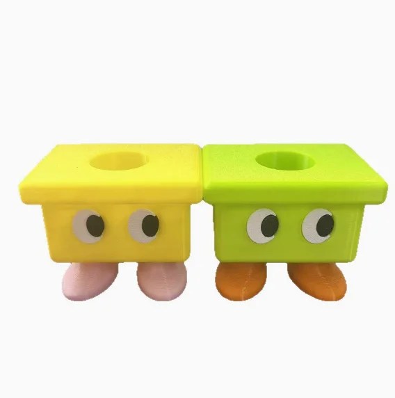 1Pc Cute Cartoon Small Stool Shaped Toothbrush Holder No Drill Kids Bathroom Wall Storage Organizer Rack