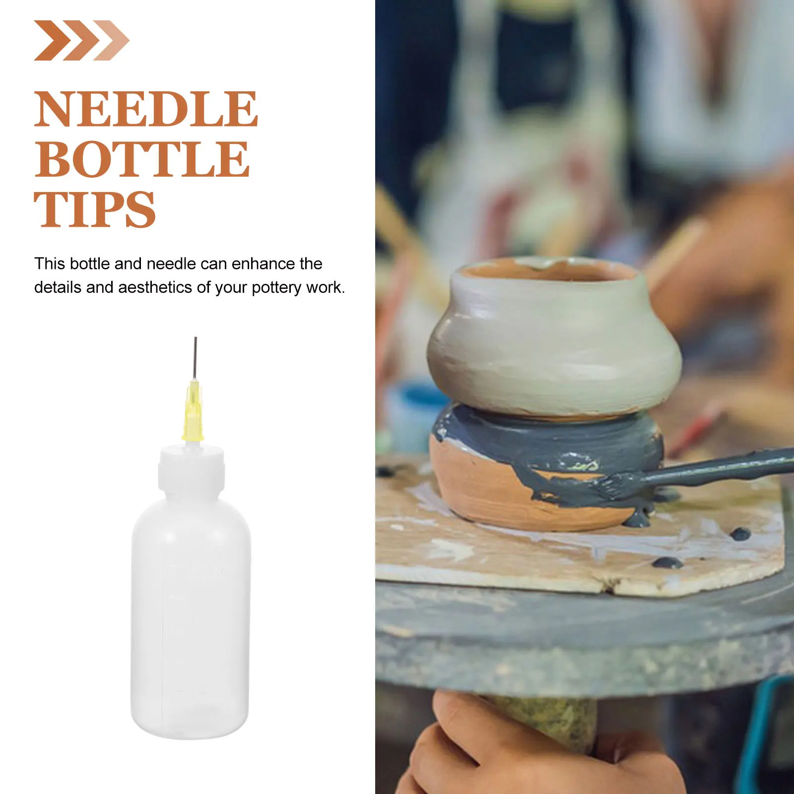 

6Pcs Plastic Glue Applicator Bottle Small Size Needle Tip for Accurate Flow Control Ideal for DIY Glue Paint Ink Application