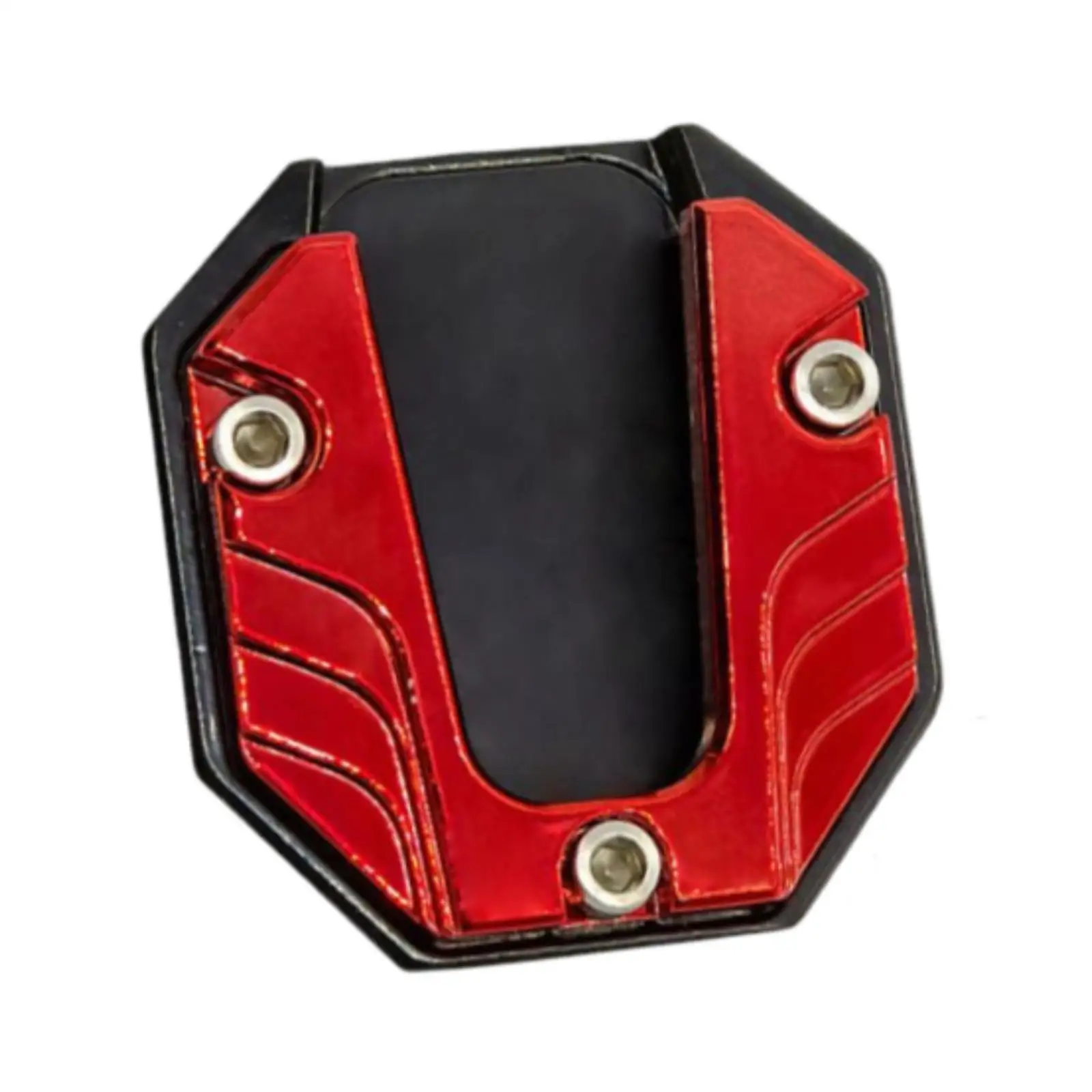 Motorcycle Foot Peg Kickstand Plate Enlarged Support Pad Extension for Stable All Weather Parking