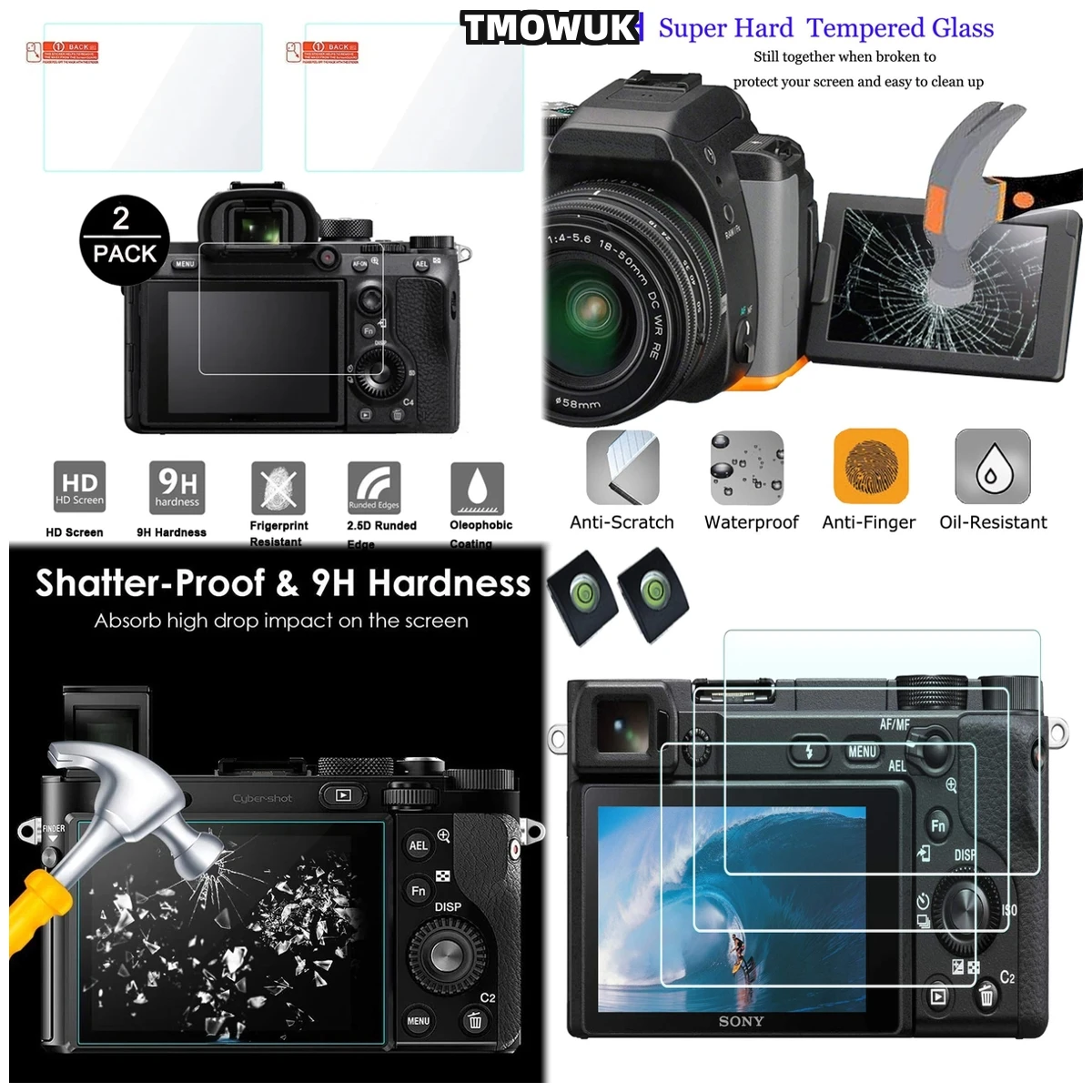 

Tempered Glass Screen Protector For RX1 RX1R A7R4 A7S3 A7C A1 A7 IV A7M4 A6100