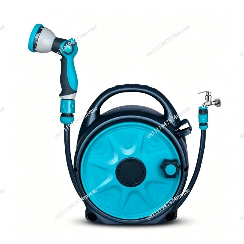 Multi-Functional Water Hose Truck for Car Wash and Garden Irrigation,High-Pressure Spray Gun with Adjustable Nozzle