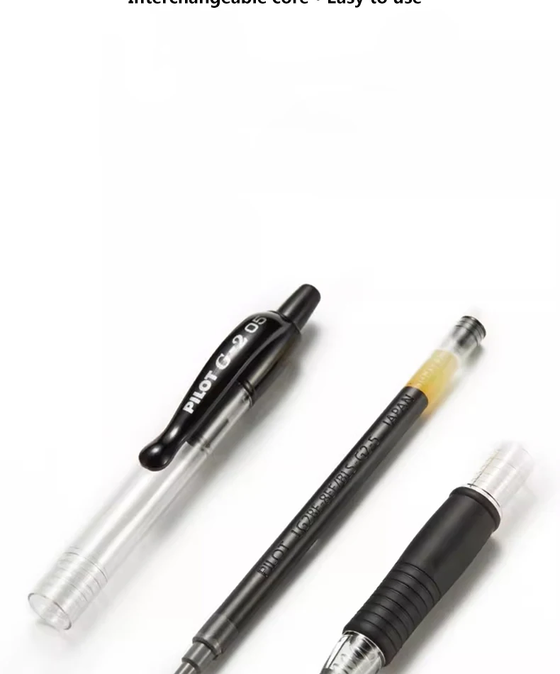 3 stücke Japan Pilot Gel Stifte Große Kapazität BL-G2 0,5/0,7mm Schreiben Stift Rot Blau Schwarz Schule Bürobedarf kinder Schreibwaren – Detail 5