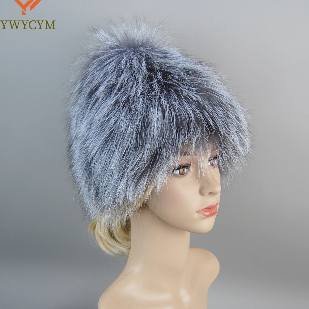 2025  New Luxury 100% Natural Real Fox Fur Hat Women Winter Knitted Real Fox Fur Bomber Cap Girls Warm Soft Fox Fur Beanies Hats