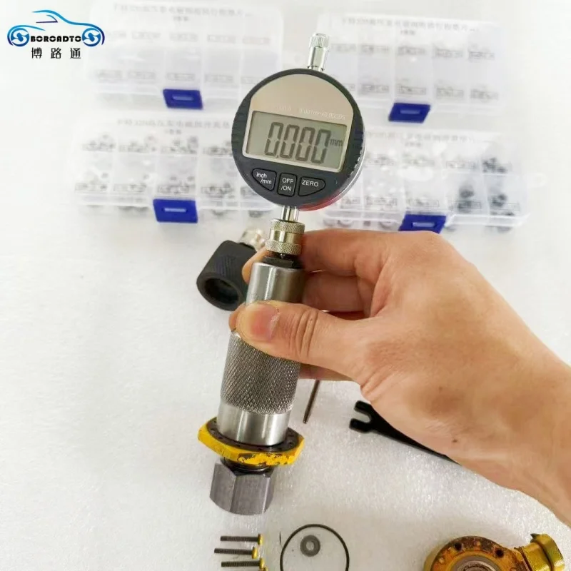 

Для CAT 320D насос высокого давления, электромагнитный клапан, арматура, подъемный ход, оставшийся воздушный зазор, измерительный инструмент для ремонта сиденья