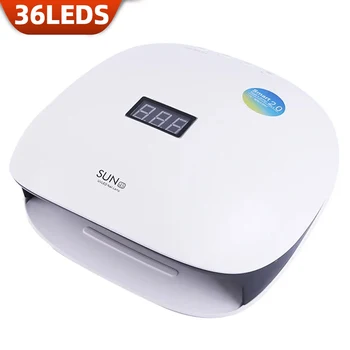 모든 젤 네일 광택제 경화용 UV LED 네일 드라이어, 스마트 센서 네일 아트 살롱 장비, 36LED 