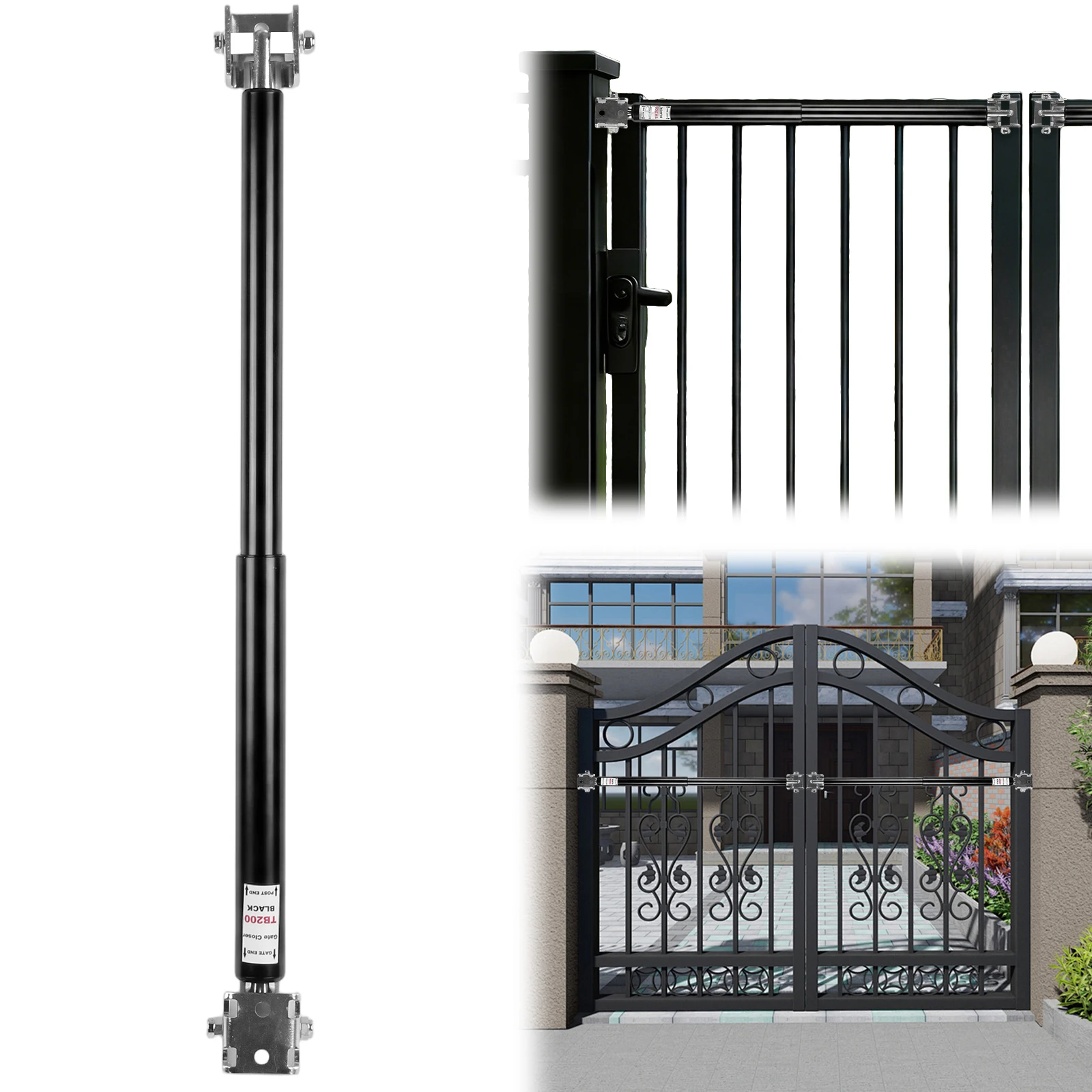 

6Pcs TB200B Protective Door Holder Hardware 60 To 140 Pounds in Weight Gate Limit Hydraulic Buffer 40 To 64 Inches in Width