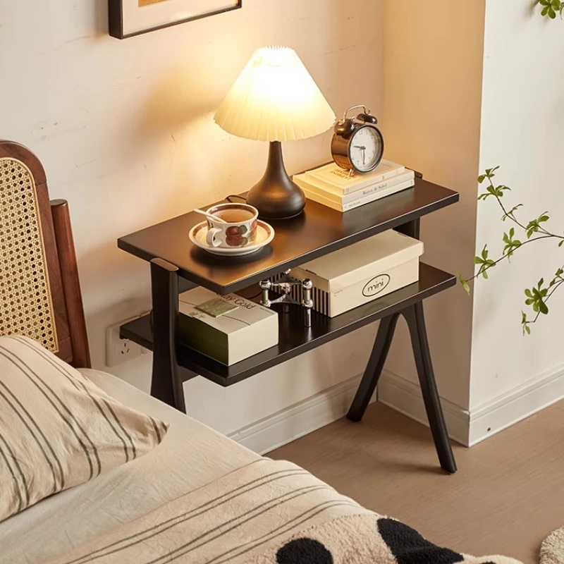 2 Layer Storage Rack Behind Middle Ancient Style Side Table Living Room The Sofa Display Rack Practical Versatile Home Furniture