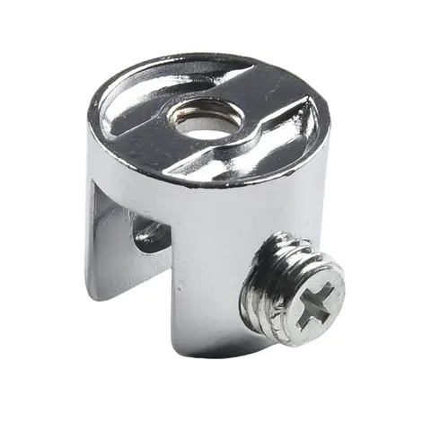 10Pcs Glass Brackets Adjustable Zinc Alloy Glass Clip Shelf Clamp Holder Flat Back Mount Holder For 6mm-8mm Thick Glass