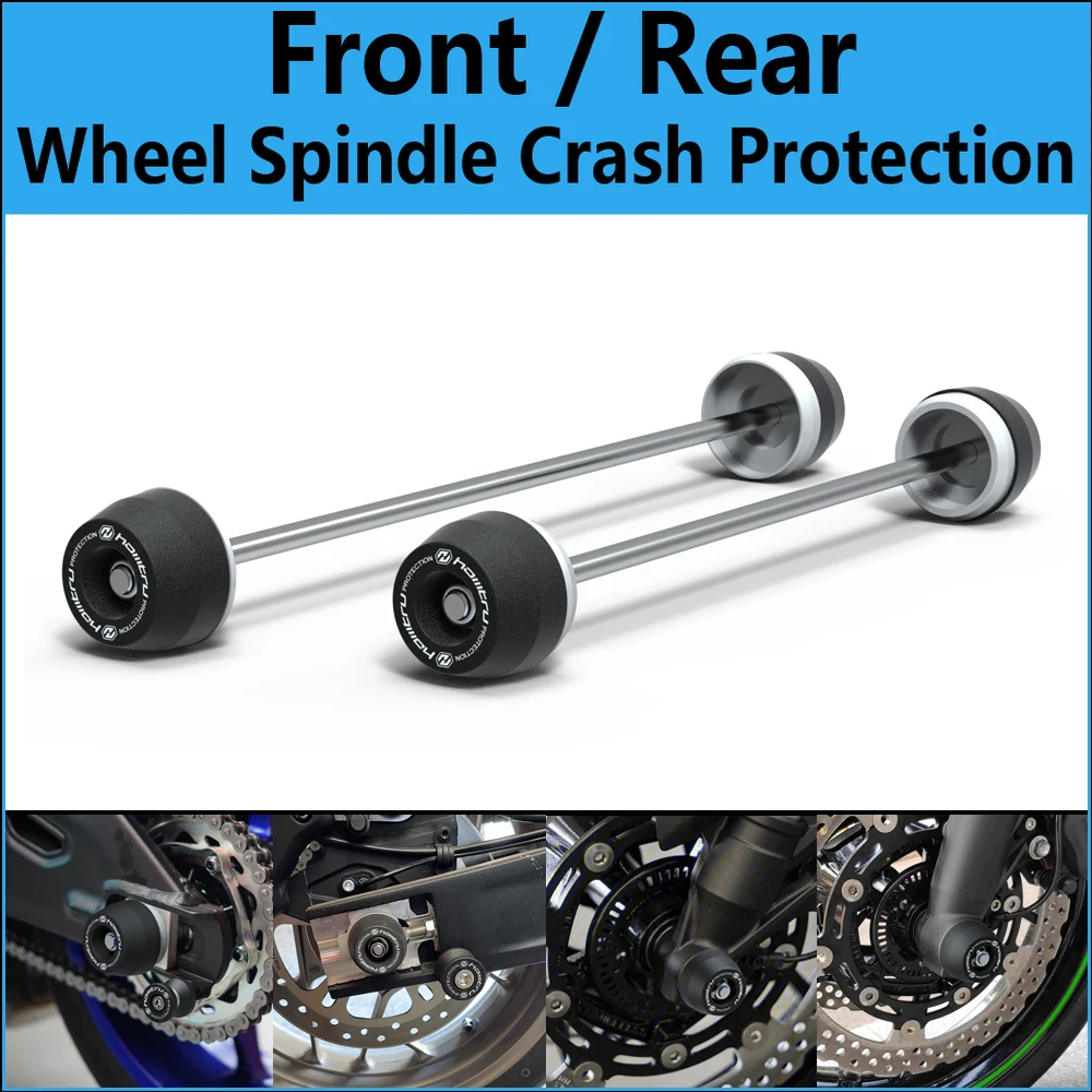 

Front Rear wheel Spindle Crash Protection For Suzuki V-Strom 1000 XT GTA X GTA / V-Strom 1050 XT / 2014-2023