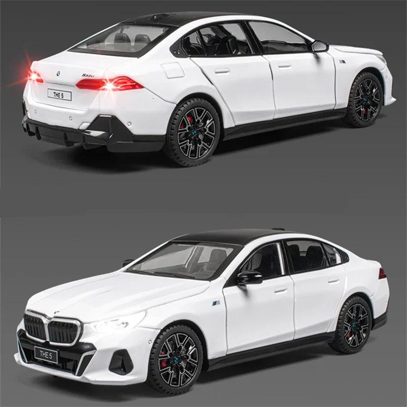

1:24 5 серии 530 530LI Купе из сплава Luxy, модель спортивного автомобиля, литье под давлением, металлические автомобили, модель автомобиля, звуковая и световая имитация, подарок для детей