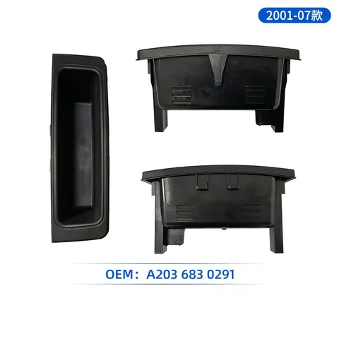 For Mercedes-Benz W203 C-Class 2001-2007 W639 Vito Storage Box Organizer 2036830291 Car Center Console Storage Tray 10 best sales w203 interior accessories - №3