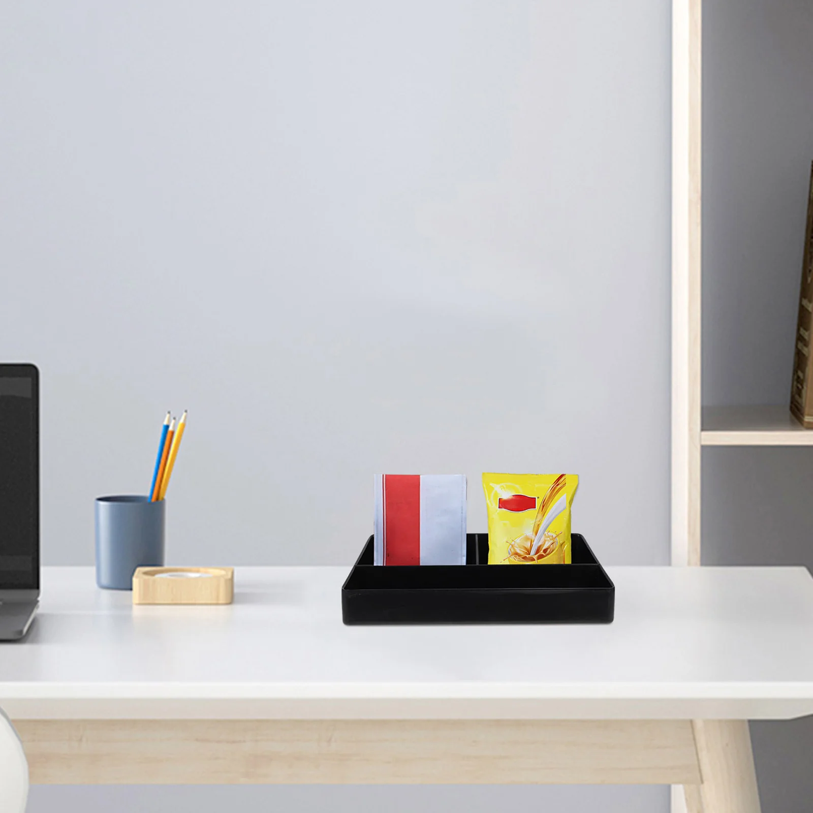 

Compact Tea Bag Organizer High Grade Storage Holder Opening Design Clear Visible Restaurant Seasoning Packet Holder