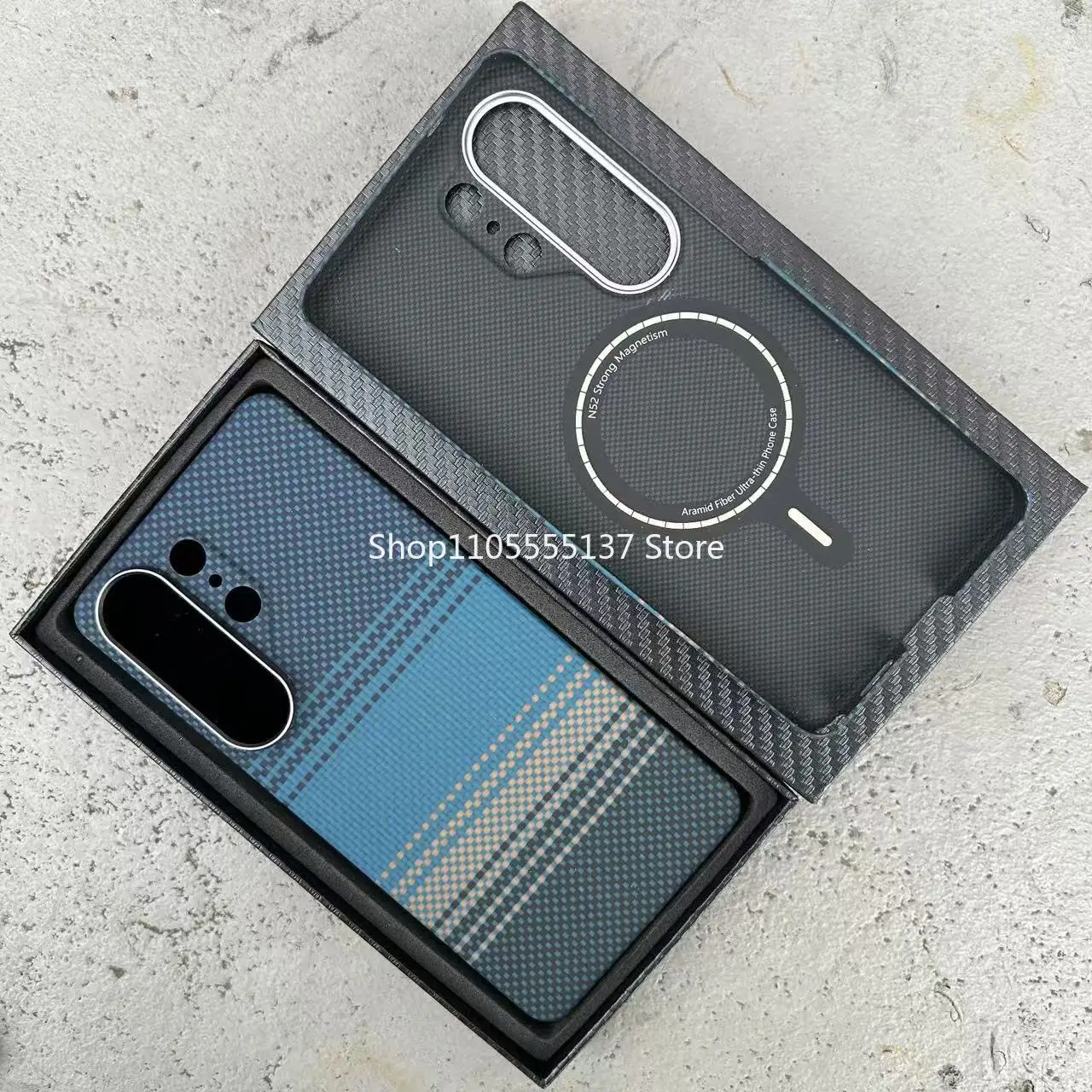 Magnetic Aramid Carbon Fiber Phone Case Cover On For Samsung Galaxy S23 S24 S25 S26 Ultra Plus S 25 26 S26Ultra Magsafe Macsafe