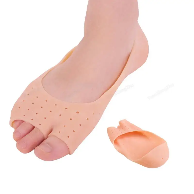 Silicone Insoles Sneakers Forefoot Pad Orthopedic Shoe Pad Pain Relief Silicone Boat Sock for Women Separator Foot Care Products