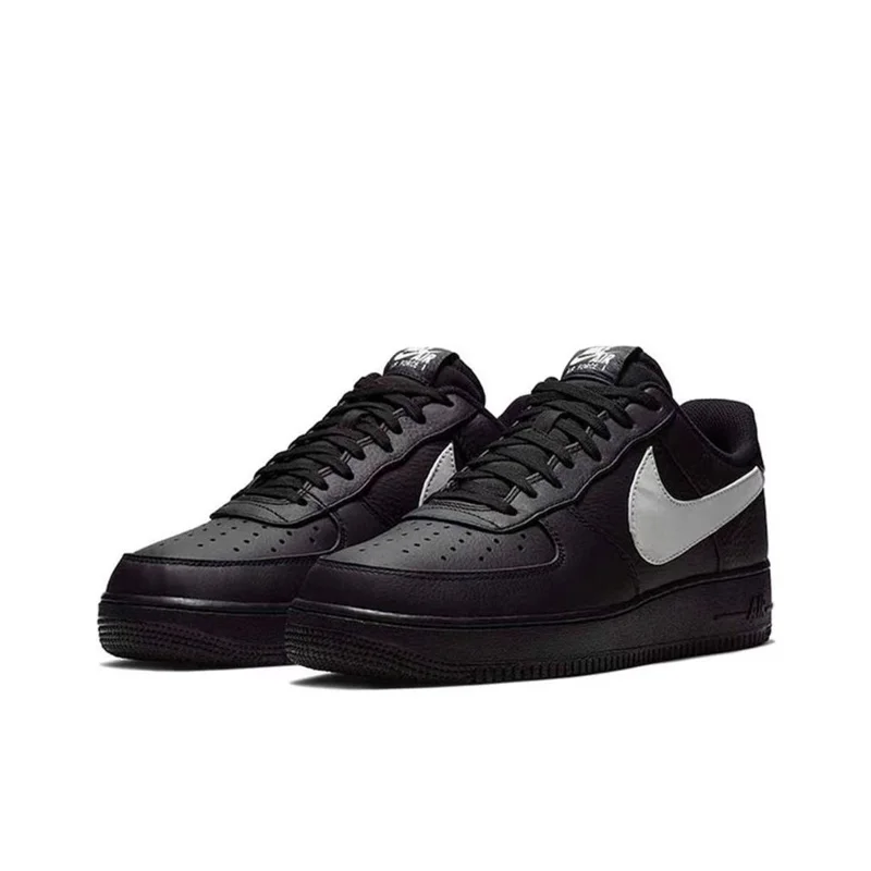 Nike Air Force 1 \'07 Low Top af1 Flax Wheat Black White classic Casual men women Sneakers Outdoor Sports Trainers