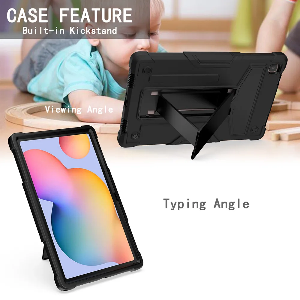 For Samsung Tab A8 10.5 2021 S7 S8 X700 Case Tablet Shockproof Stand For Galaxy Tab A7 T500 A7 Lite T220 T290 T510 P610 Funda