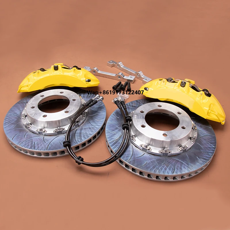 

Комплект для тюнинга тормозной системы Racing Factory: 6-поршневые суппорты GTS V6, тормозные диски 380мм, 390мм, 405мм, 410мм из нержавеющей стали, керамические тормозные колодки