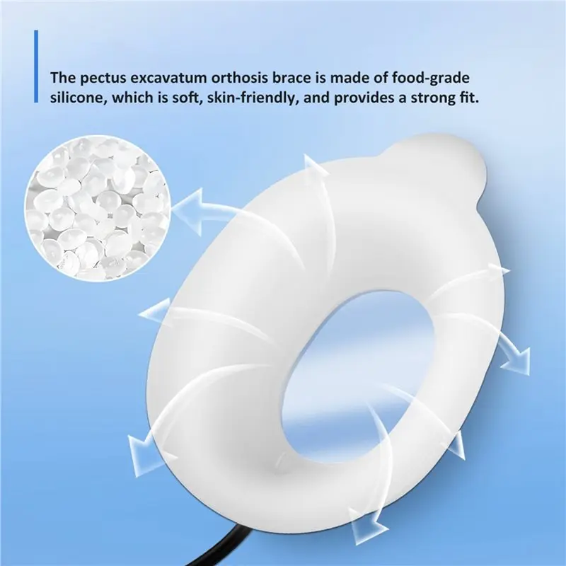 Hollow Chest Orthosis Brace Hollow Chest Vacuum Bell Sternal Depression Sternal Depression Support Sunken Chest