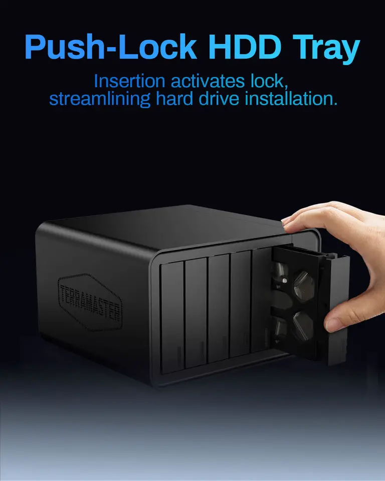 TERRAMASTER F6-424 4ベイ NASストレージ N HDDなし TERRAMASTER F6-424 Max NAS Storage - 6Bay Core i5 1235U 10Cores 12