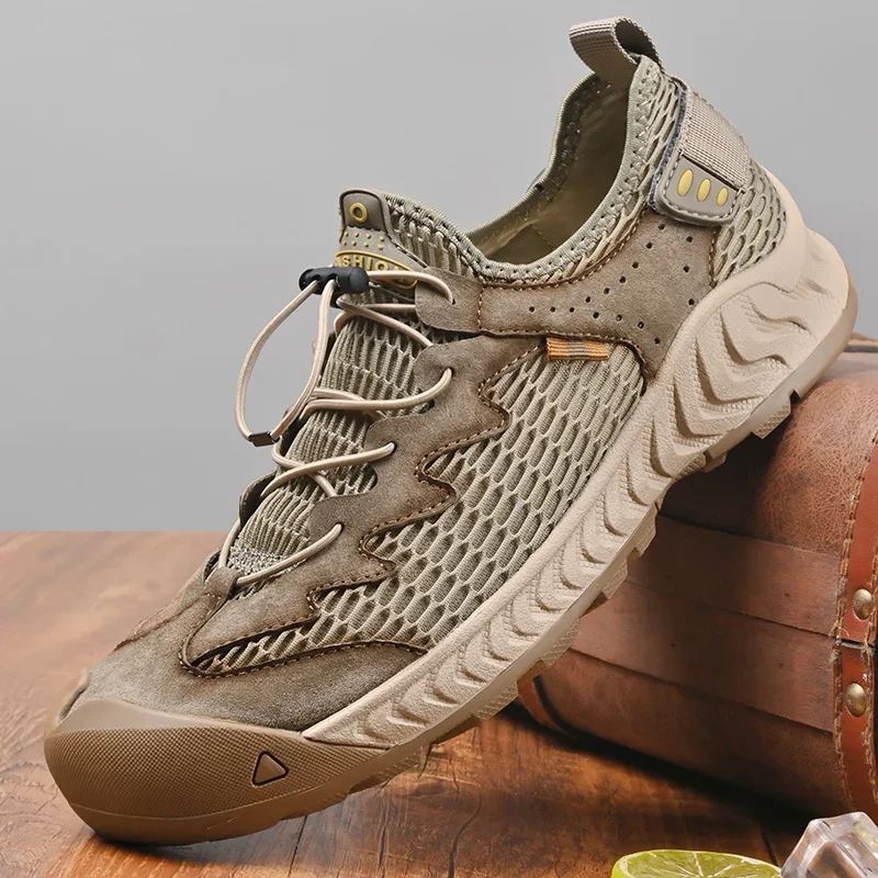 

Yijiao Shoes Men's Casual Sports Shoes Summer Breathable Mesh Soft Sports Shoes 2025 Women Comfortable and Lightweight Walking