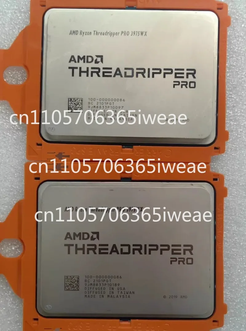 Ryzen Threadripper PRO3975WX Processor with 3.5GHz To 4.2GHz Frequency Range, 32 Cores, 64 Threads, WRX8 Slot Support