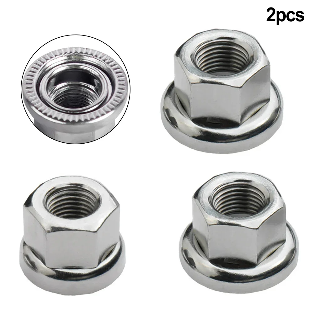 2PCS Bikes Crew Nut Bicycle Screws M9 M10 3/8 Screws Nuts For Bike Hub Bike Handle Bar Stem Riser Screws In Bolts