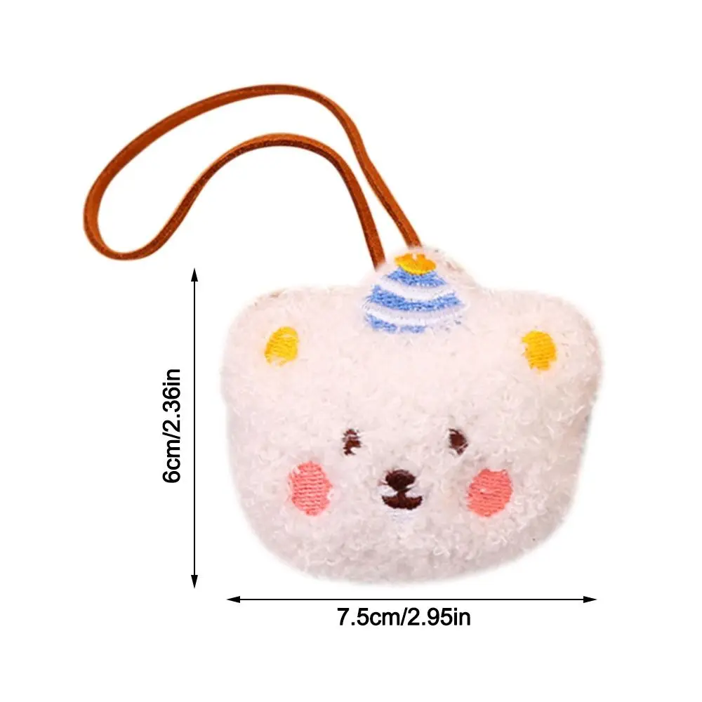 الإبداعية الدب الدمى قلادة الكرتون مع اسم ملصق حقيبة قلادة حقيبة الظهر مفتاح سلسلة حقيبة الديكور #6