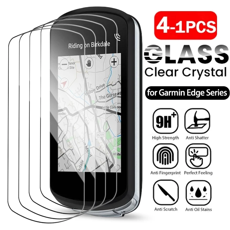 Vidrio templado Premium para Garmin Edge 1040 1030 820 830 520 530 130 Protector de pantalla de cronómetro de ciclismo para Garmin EdgeMTB