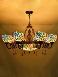 led e27 Tiffany Glass Alloy LED Lamp LED Light.Pendant Lights.Pendant Lamp.Pendant light For Dinning Room Foyer