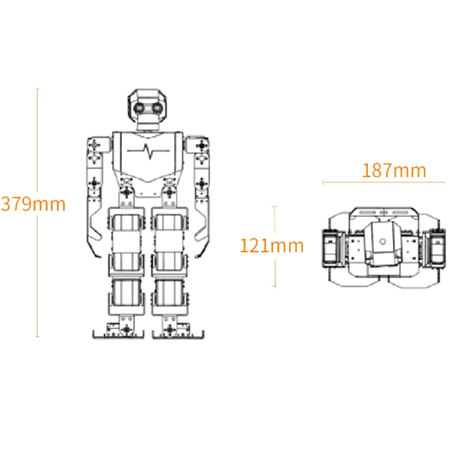 Tonybot: Kit di programmazione educativa Robot umanoide Hiwonder/Arduino