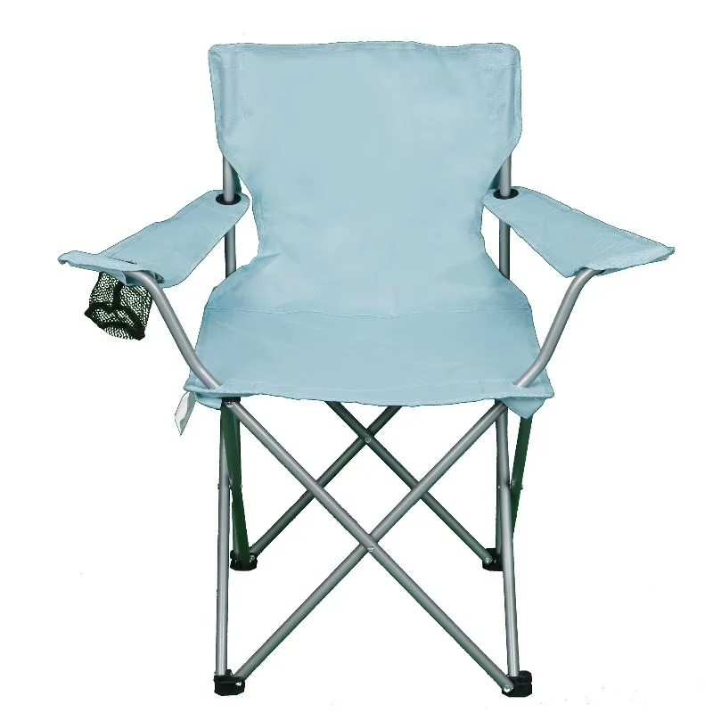 Folding Camp Chair with Cup Holder – Lightweight, Portable Outdoor Chair for Camping, Tailgating & Sports – Vintage Blue