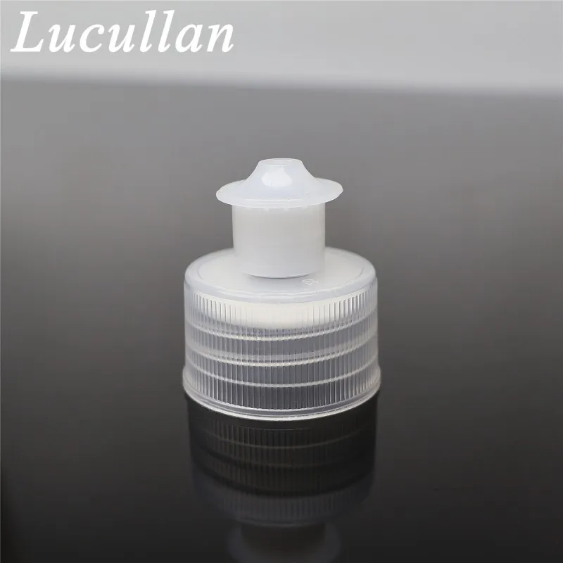 Lucullan Portable Dispenser Tools Transparent Pull Top Caps Replacement Lid for Car Care Wax Tire Shine Bottle