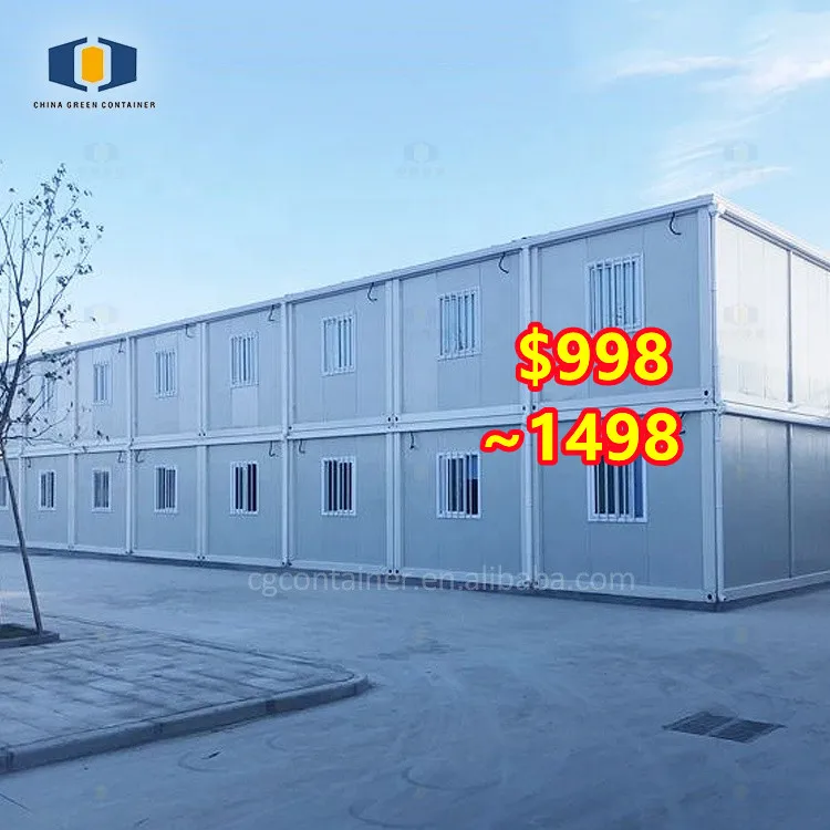 

CGC Construction Site Two Story Modular 20ft Container House Prefabricated Container Office Pre Built Prefab Container Dormitory