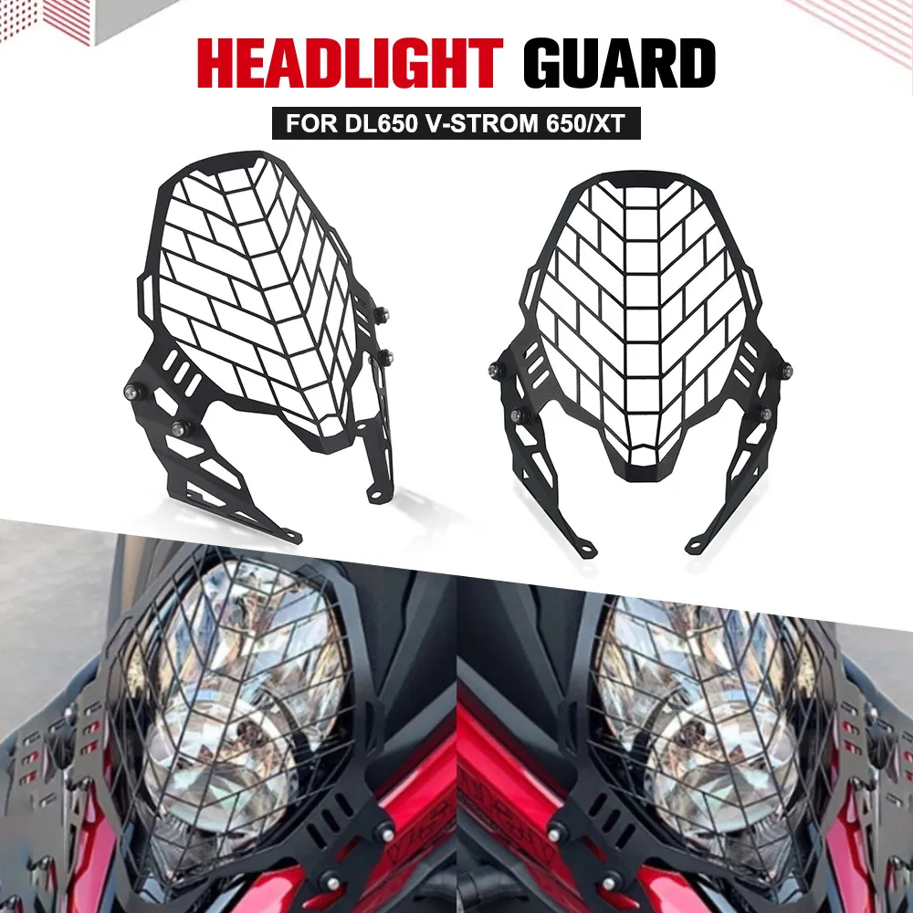 

FOR SUZUKI DL650 V-STROM 650/XT Motorcycle Headlight Protector Guard Grille Cover 2017-2019 2020 2021 2022 2023 2024 2025 2026