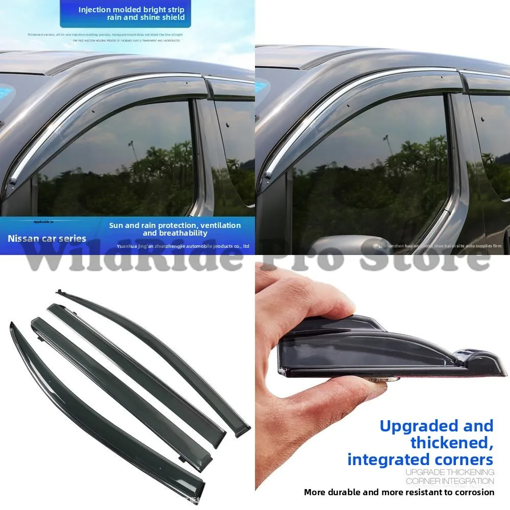 

1 set compatible with Dongfeng Nissan NV200 Shuaiker Yuxuan car window rain visor modification dedicated rain shield rain deflec