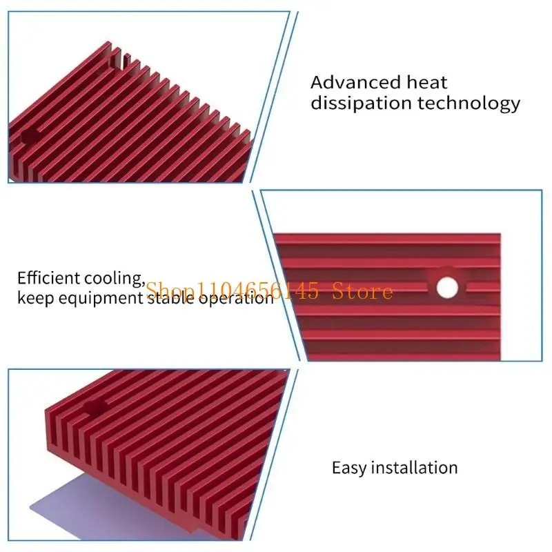 

652F Aluminum Cooling Heat Sink Radiator Heat Dissipation 3D Printer Parts Heatsink Accessories for CB2 Cores Boards