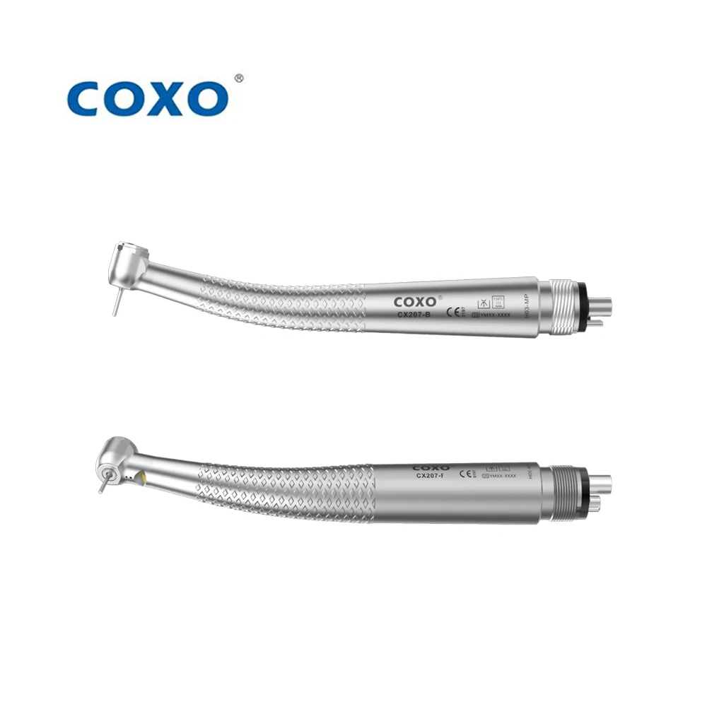 

COXO CX207-B/CX207-F Dental LED with generator high-speed dental handpiece MINI HEAD High Speed Handpiece Made for Kids