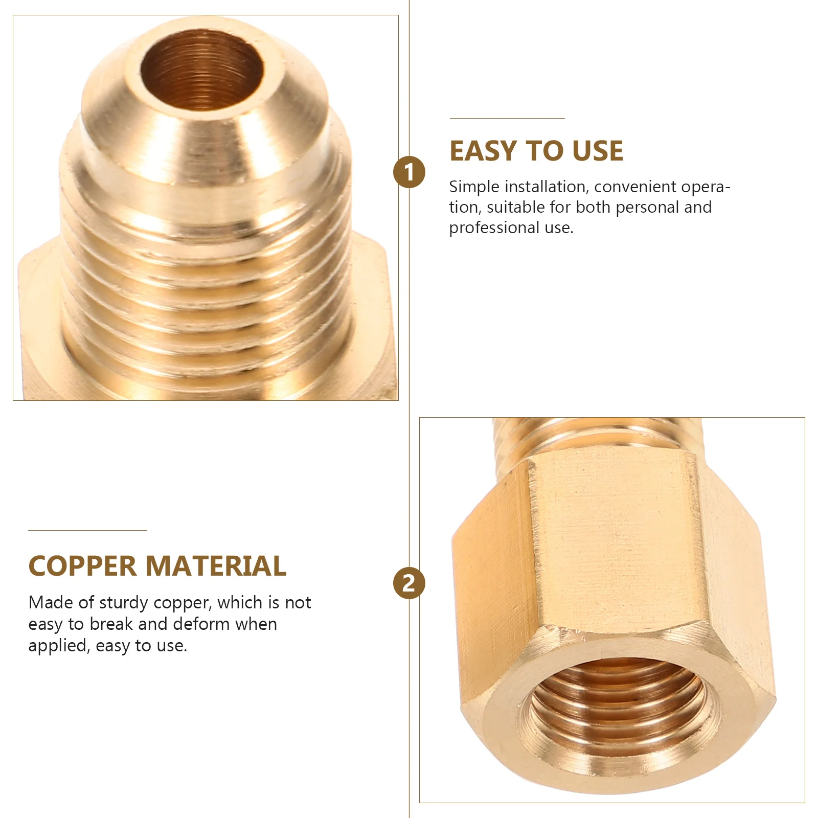Adaptador de ar condicionado, 4 unidades, conversores de cobre, efeitos de resfriamento estáveis, instalação rápida, bombas de vácuo