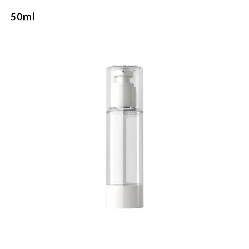 15ml-100ml Airless Lotion Cream Pump Bottle Refillable Clear Bottle Travel Accessories Pump Foamer Jar Empty Cosmetic Bottles