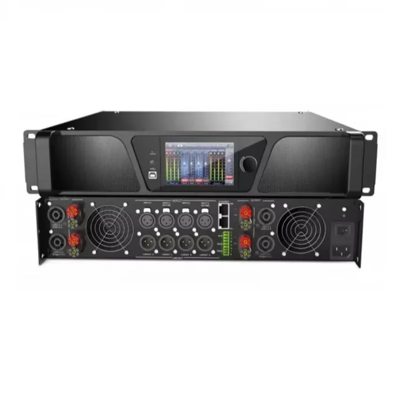 Multifunctional Amplifier pa Audio System with DSP Digital Processor Network Digital Power Amplifier