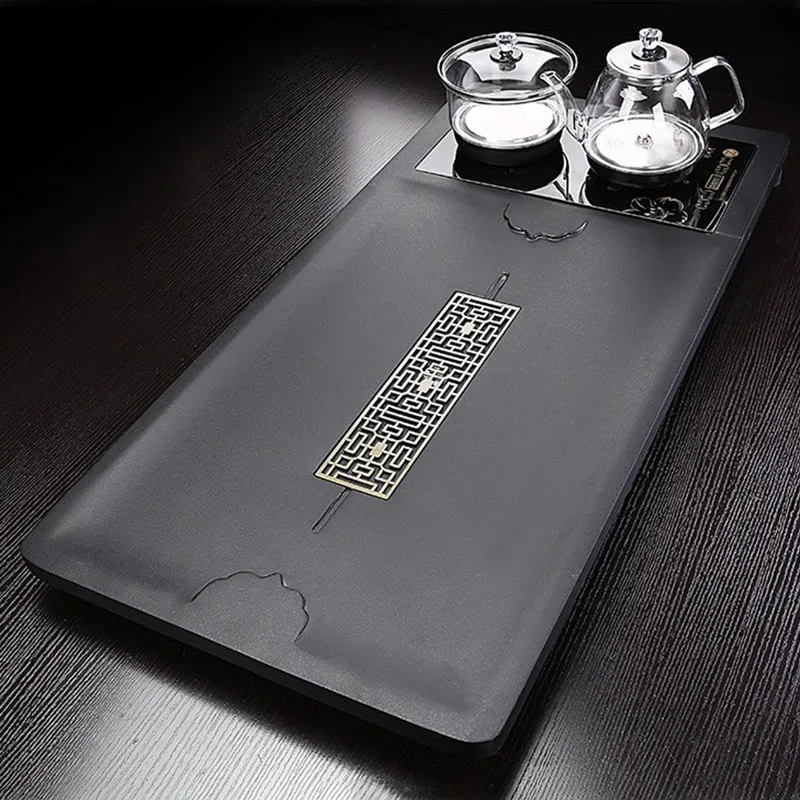 Bamboo Decorative Tea Tray Rectangle Rustic Living Room Magnetic Hospitality Tea Tray Nordic Serving Bandejas Home Products