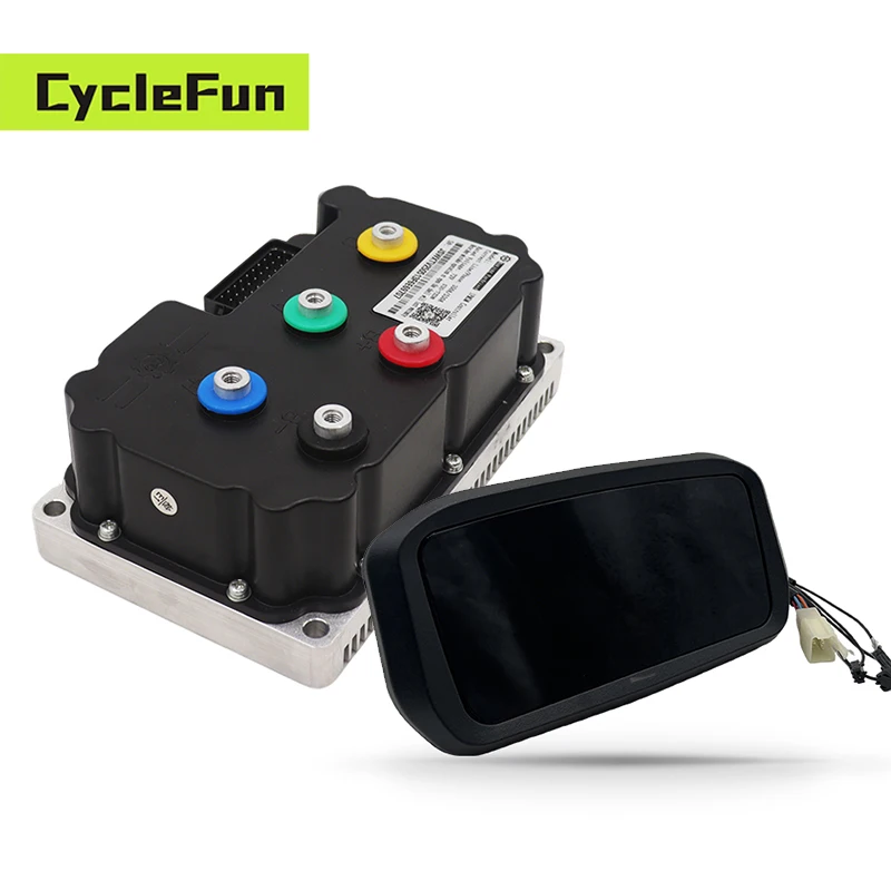 2.4KW-4KW FarDriver ND72360 BLDC 48V-72V Sine Wave Controller With N7 Speedometer Display For Electric Motorcycles Bike Scooter